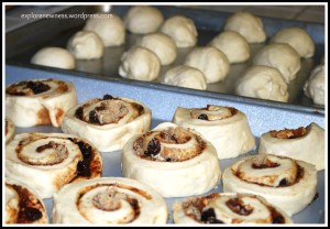 uncooked cinnamon rolls